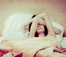 hangover at bed